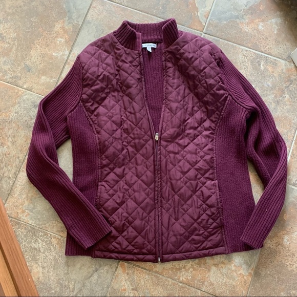 croft & barrow Jackets & Blazers - Croft and barrow zip up sweater/jacket